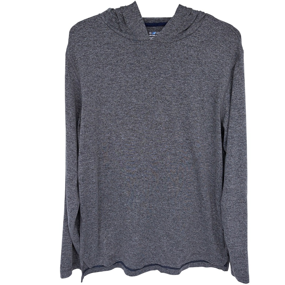 Vineyard Vines OTG‎ On The Go Performance Hoodie Small Mens Gray Lightweight